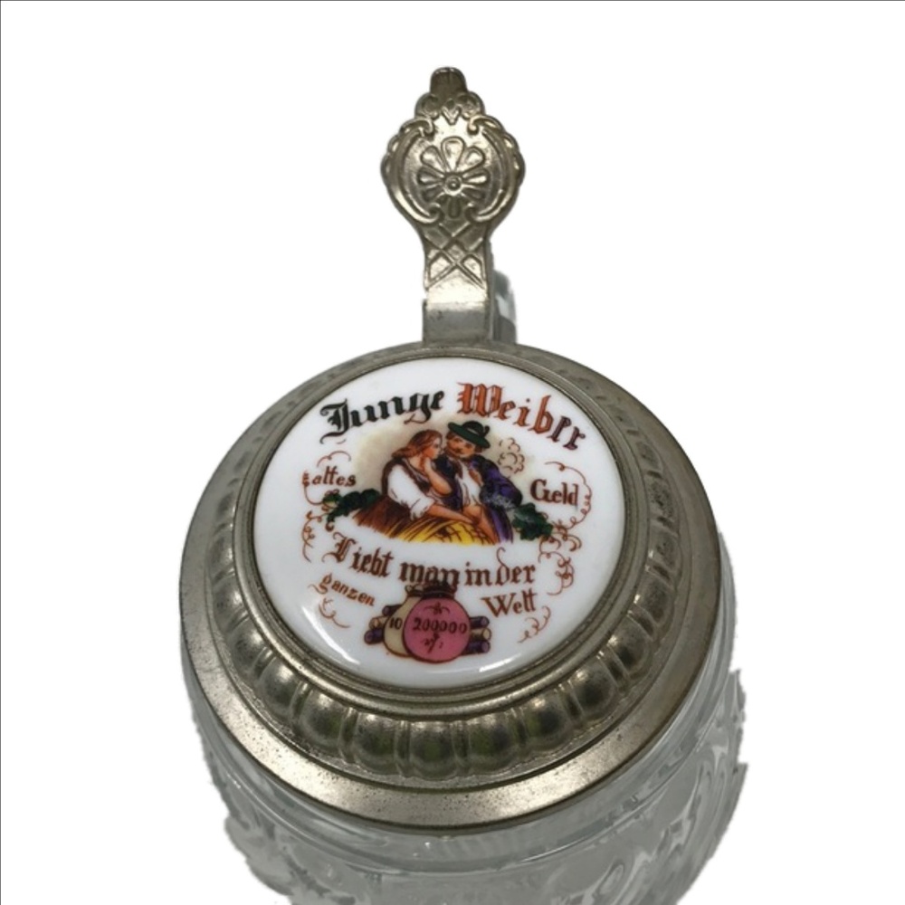 Vintage BMF Bierseidel glass stein